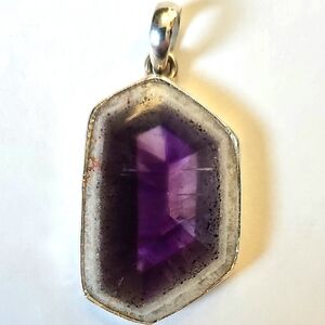 Trapiche Amethyst Pendant